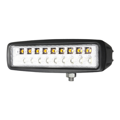 Durite 0-420-15 R10 LED Flood Beam Work Lamp With Amber Warning - 12/24V PN: 0-420-15